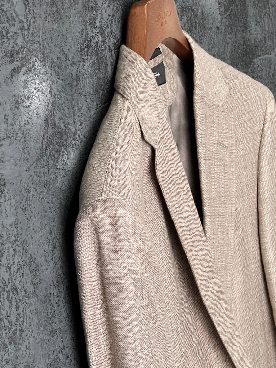 Ermenegildo Zegna Ermenegildo Zegna Casual Beige Suit 40r Men Size 40R - 5 Thumbnail
