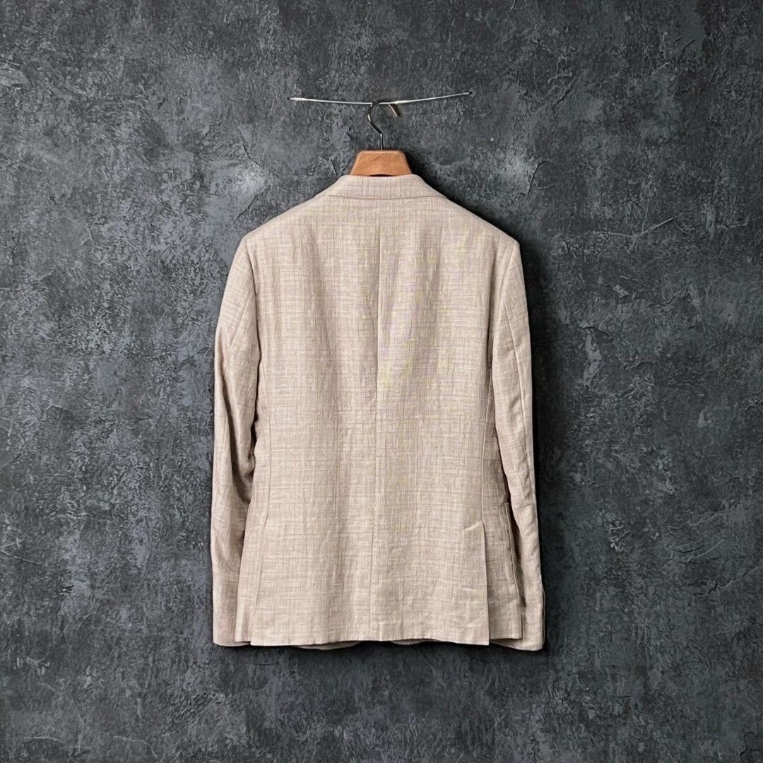 Ermenegildo Zegna Ermenegildo Zegna Casual Beige Suit 40r Men Size 40R - 2 Thumbnail