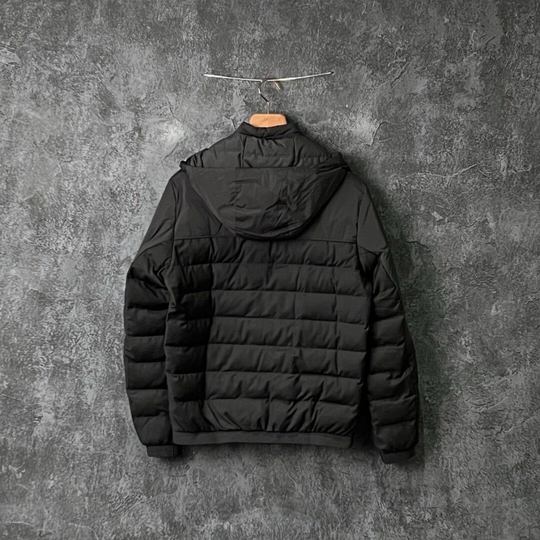 Ermenegildo Zegna Ermenegildo Zegna Wool Cotton Black Heavy Coat s Men Size US S / EU 44-46 / 1 - 2 Thumbnail