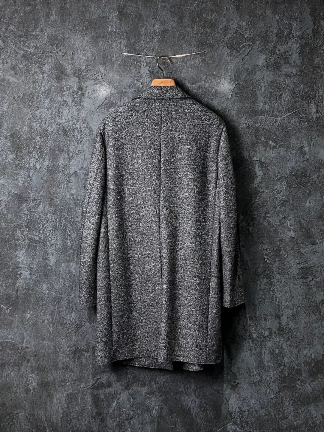 Ermenegildo Zegna Ermenegildo Zegna Wool Gray Heavy Coat l Men Size US L / EU 52-54 / 3 - 2 Thumbnail