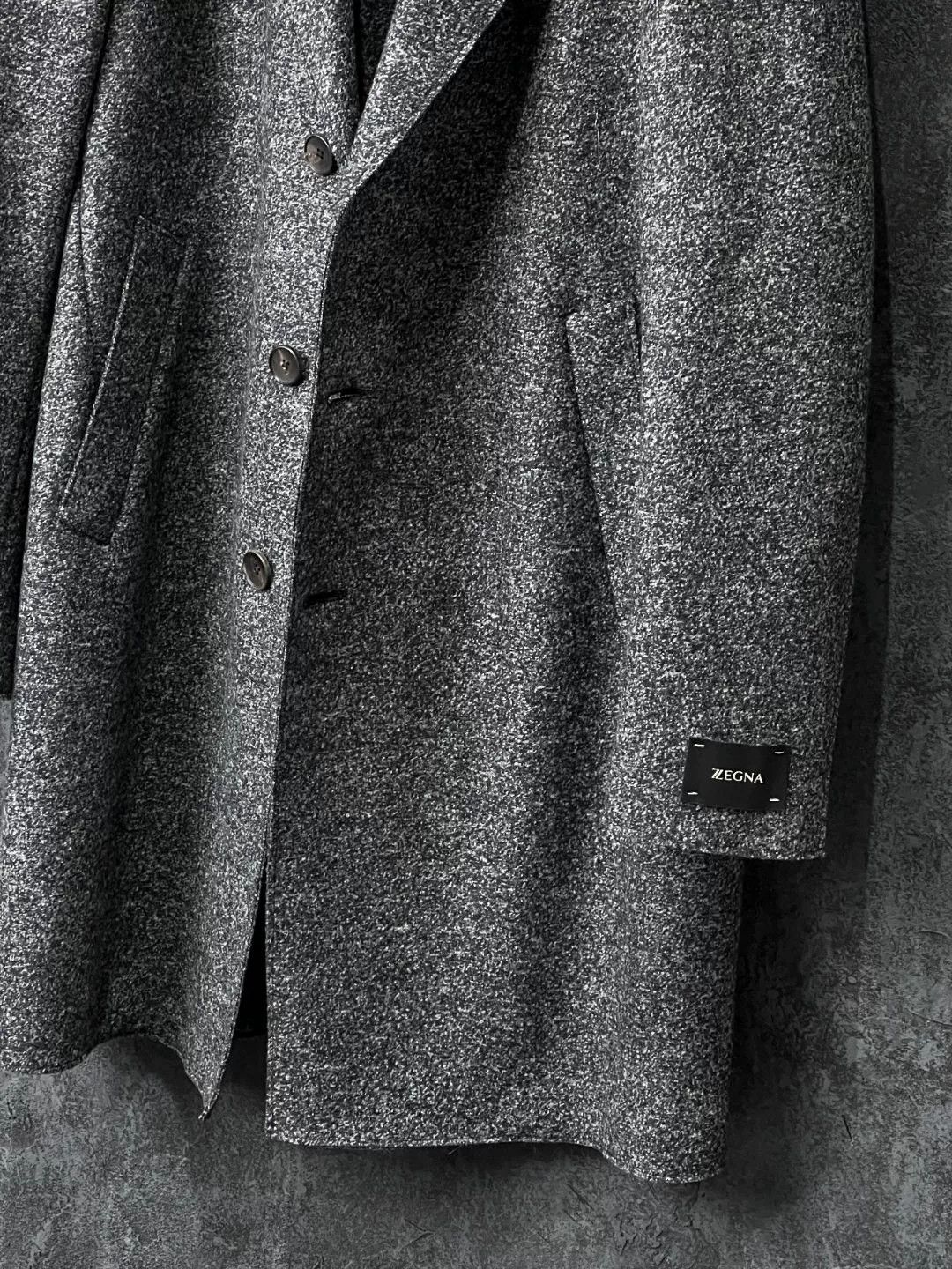 Ermenegildo Zegna Ermenegildo Zegna Wool Gray Heavy Coat l Men Size US L / EU 52-54 / 3 - 6 Thumbnail