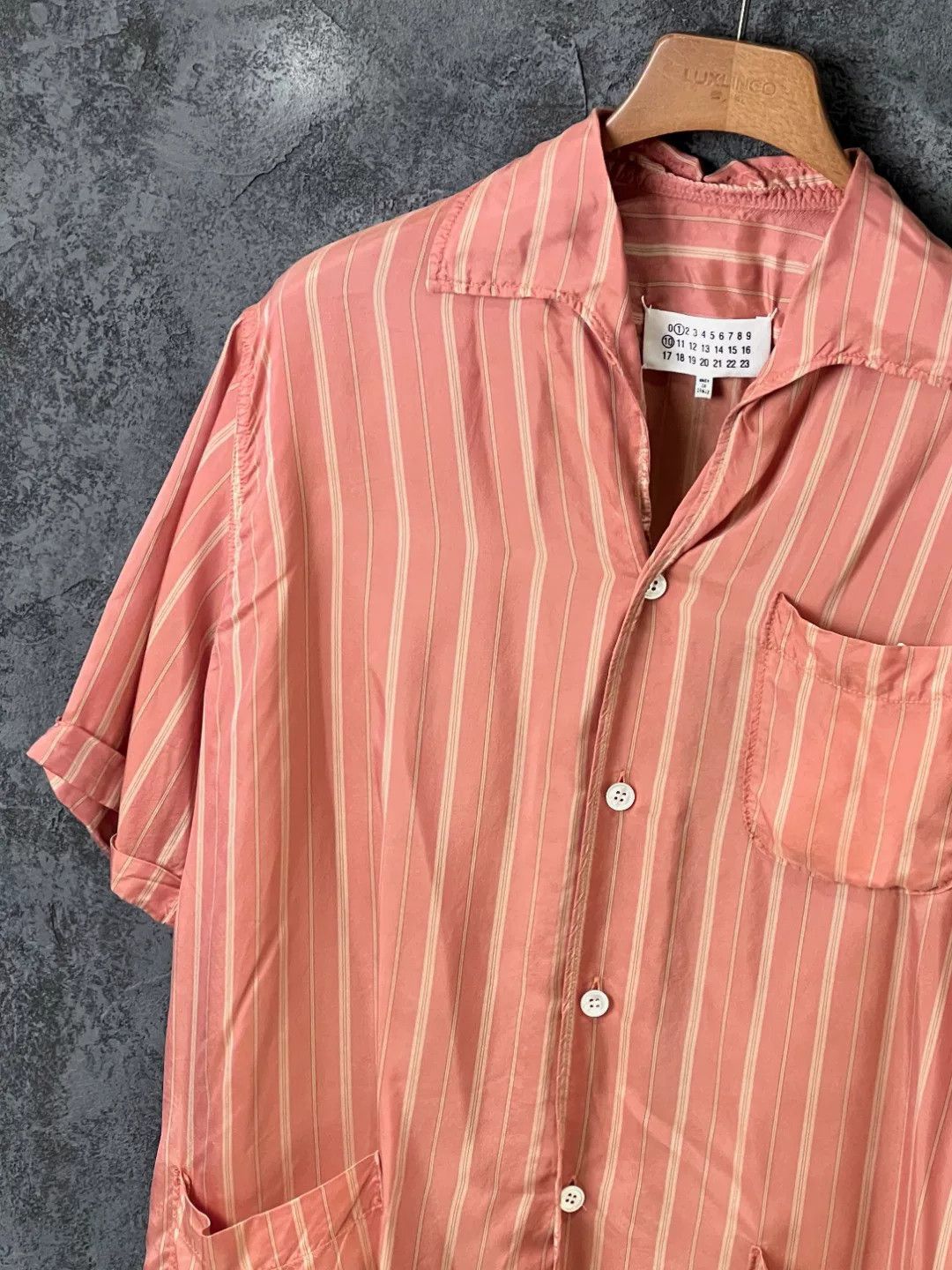 Maison Margiela Maison Margiela Striped Red Shirt m Men Size US M / EU 48-50 / 2 - 4 Thumbnail