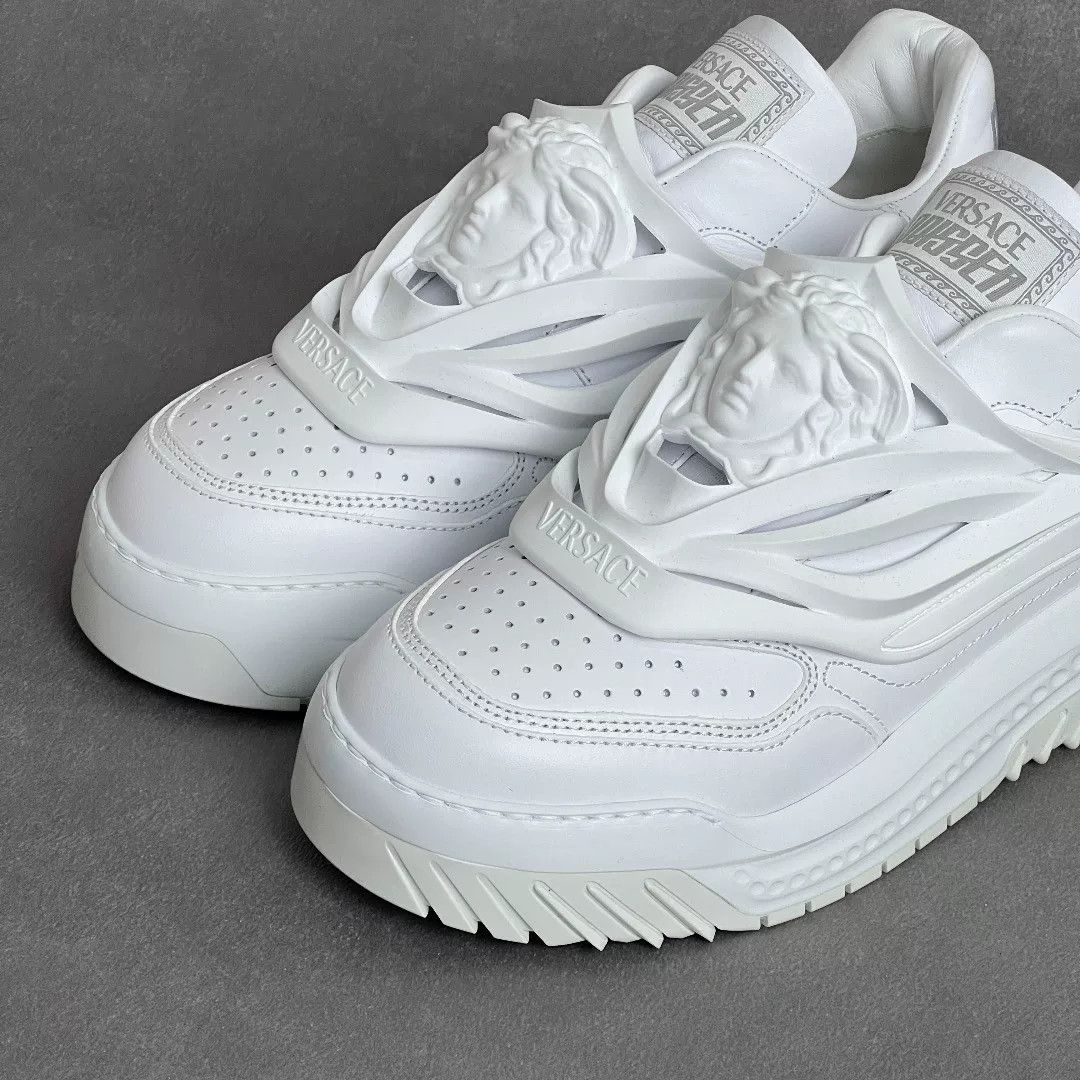 Versace Versace Casual White Lowtop Sneakers 8 Men Size US 8 / EU 41 - 3 Thumbnail