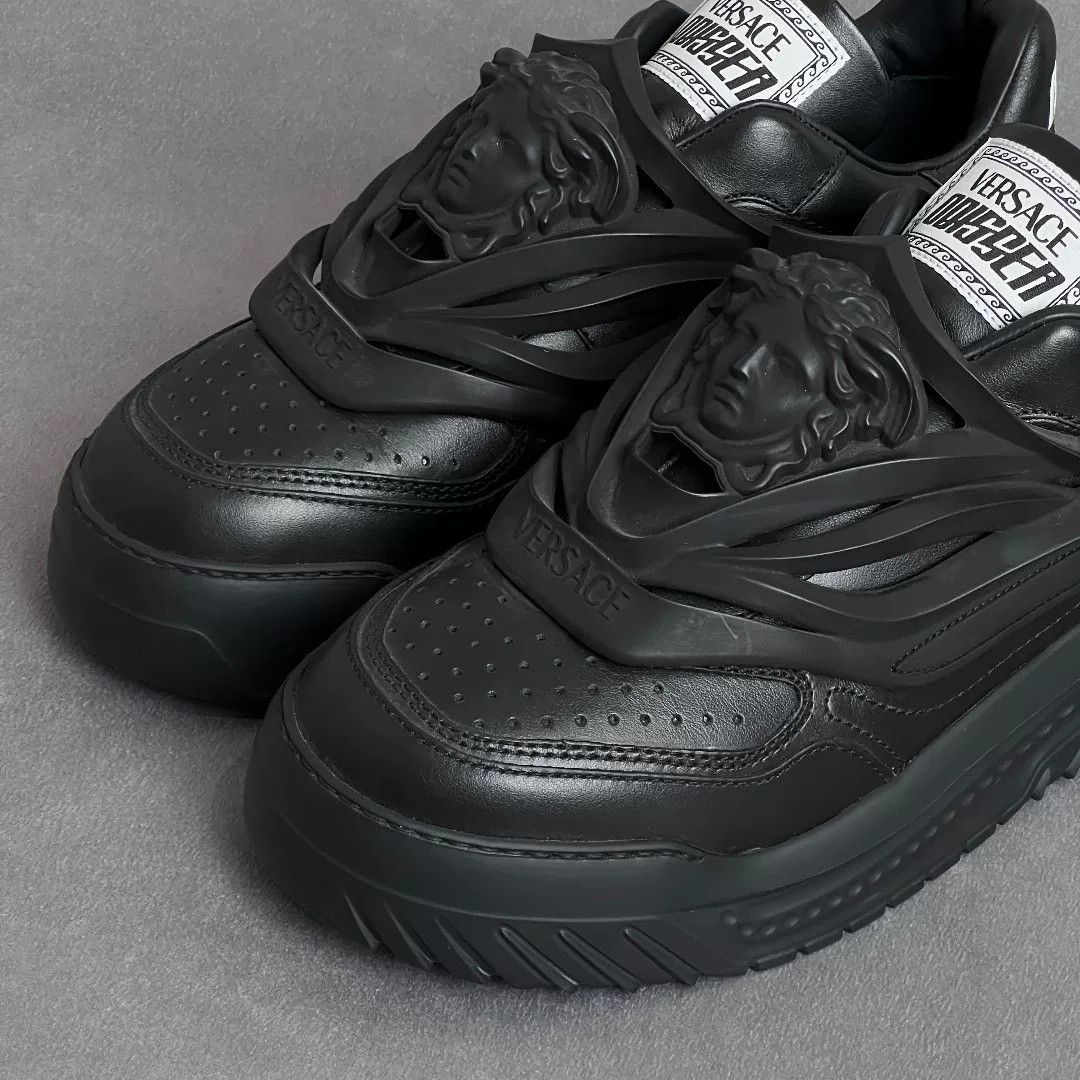 Versace Versace Casual Black Lowtop Sneakers 8 Men Size US 8 / EU 41 - 3 Thumbnail
