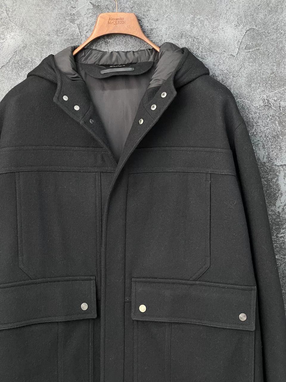 Ermenegildo Zegna Ermenegildo Zegna Heavy Coat l Men Size US L / EU 52-54 / 3 - 3 Thumbnail