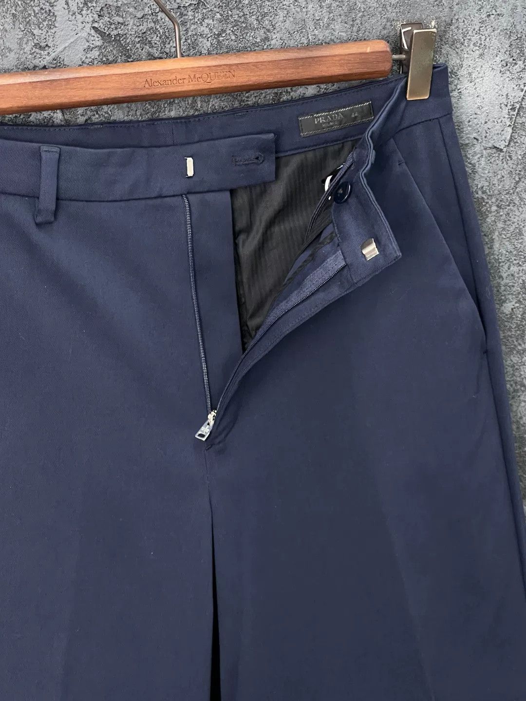 Prada Prada Cotton Blue Formal Trousers 40r Men Size 40R - 5 Thumbnail