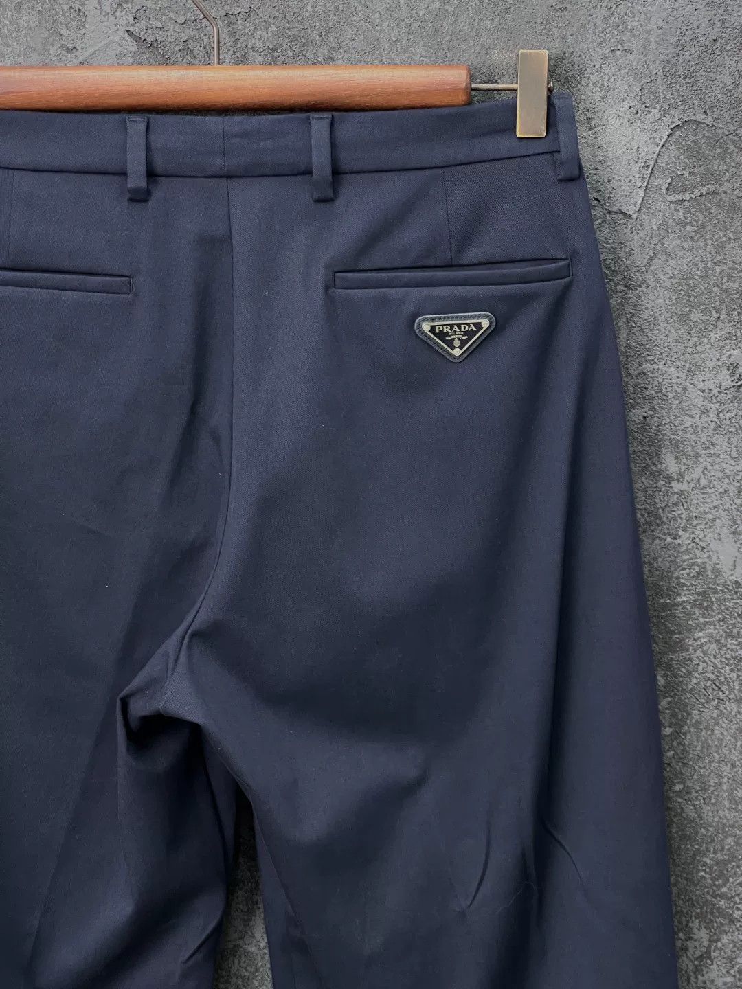 Prada Prada Cotton Blue Formal Trousers 40r Men Size 40R - 6 Thumbnail