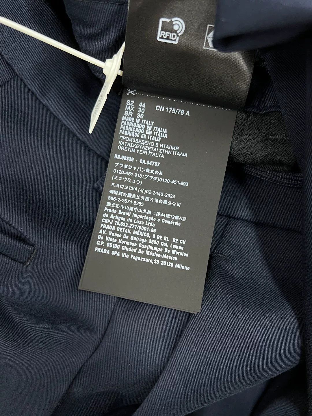 Prada Prada Cotton Blue Formal Trousers 40r Men Size 40R - 8 Thumbnail