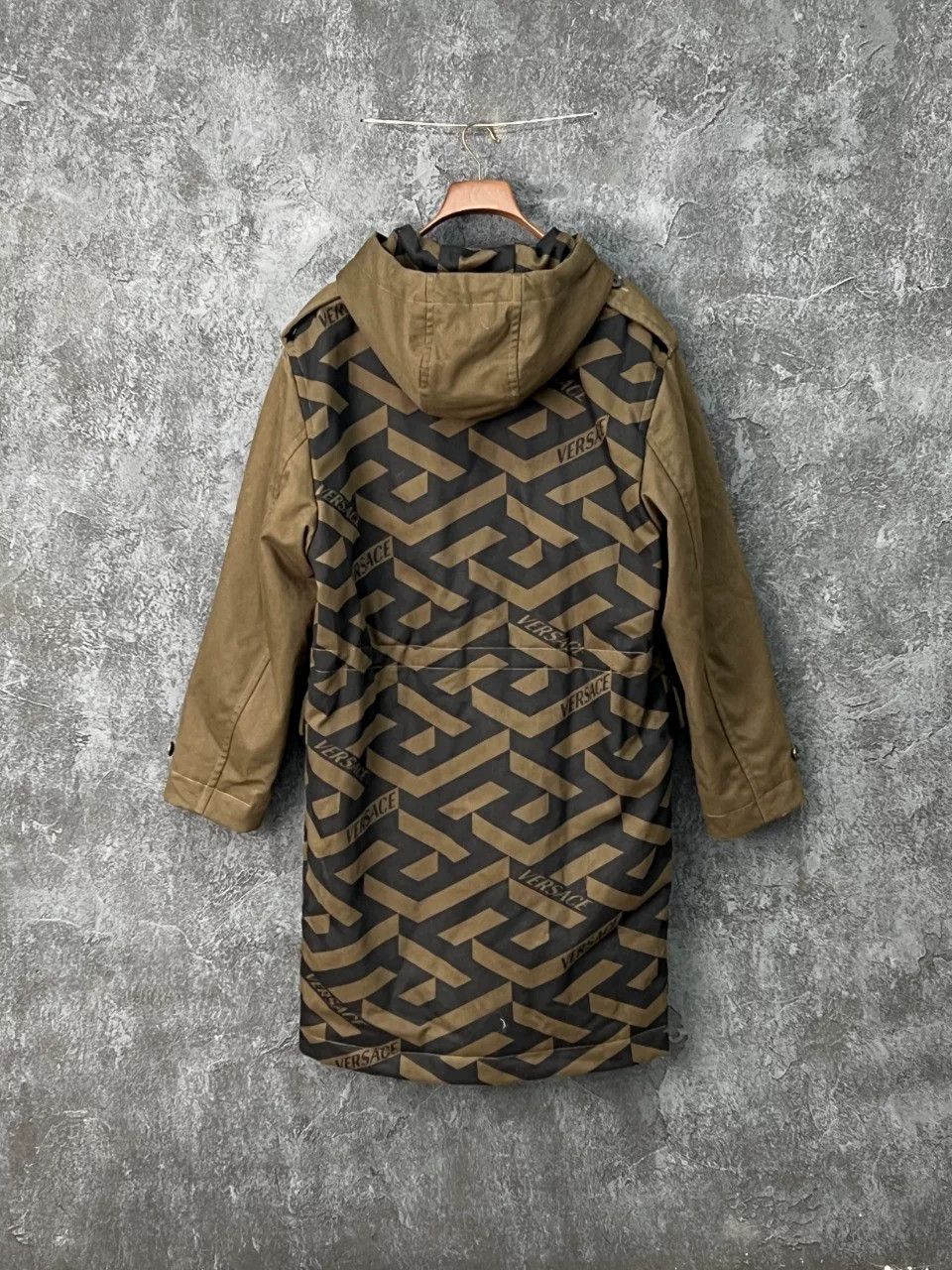 Versace Versace Cotton Long Heavy Coat m Men Size US M / EU 48-50 / 2 - 2 Thumbnail