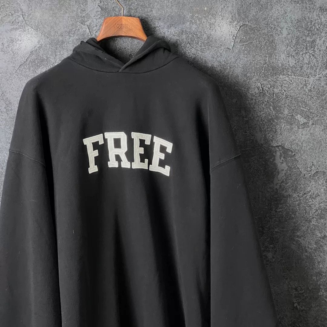 Balenciaga Balenciaga Cotton Embroidered Hoodie m Men Size US M / EU 48-50 / 2 - 3 Thumbnail