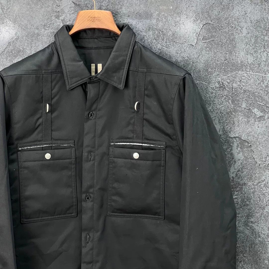 Rick Owens Rick Owens Casual Cotton Black Heavy Coat l Men Size US L / EU 52-54 / 3 - 3 Thumbnail