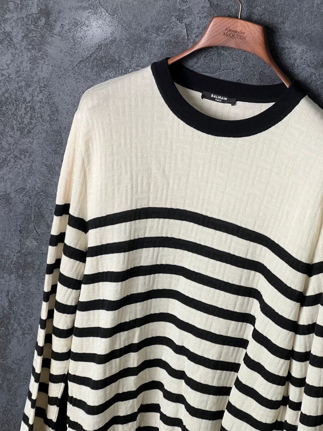 Balmain Balmain Striped Sweater m Men Size US M / EU 48-50 / 2 - 5 Thumbnail