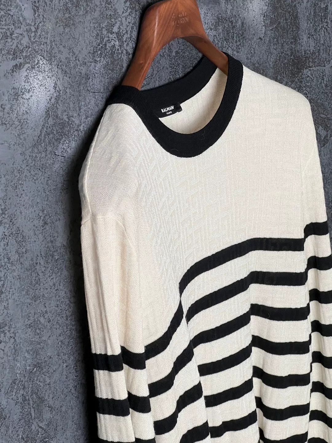 Balmain Balmain Striped Sweater m Men Size US M / EU 48-50 / 2 - 6 Thumbnail