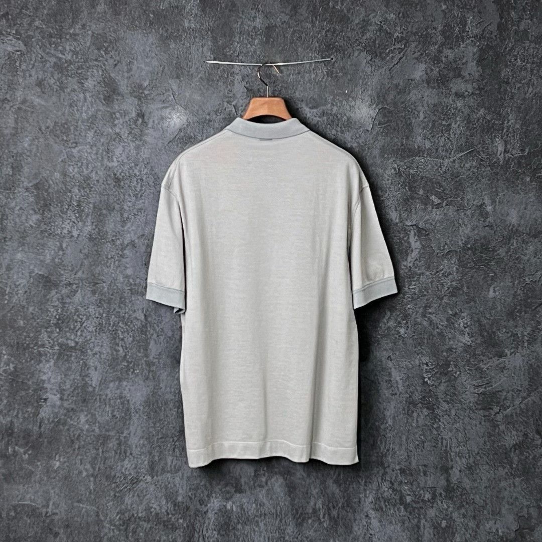 Ermenegildo Zegna Ermenegildo Zegna Gray Polo l Men Size US L / EU 52-54 / 3 - 2 Thumbnail