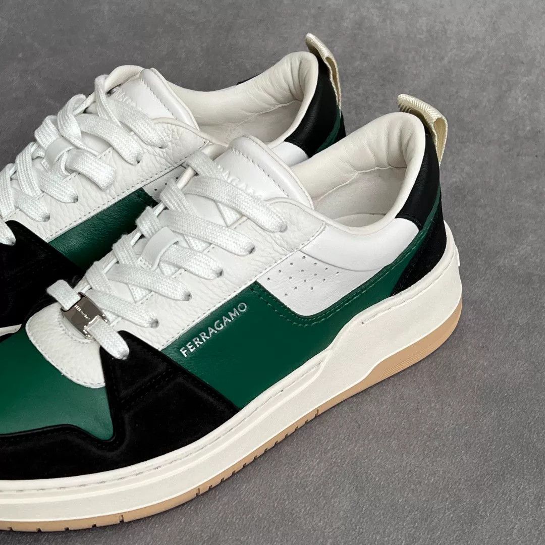 Salvatore Ferragamo Salvatore Ferragamo Leather Multi Lowtop Sneakers 6.5 Men Size US 6.5 / EU 39-40 - 3 Thumbnail