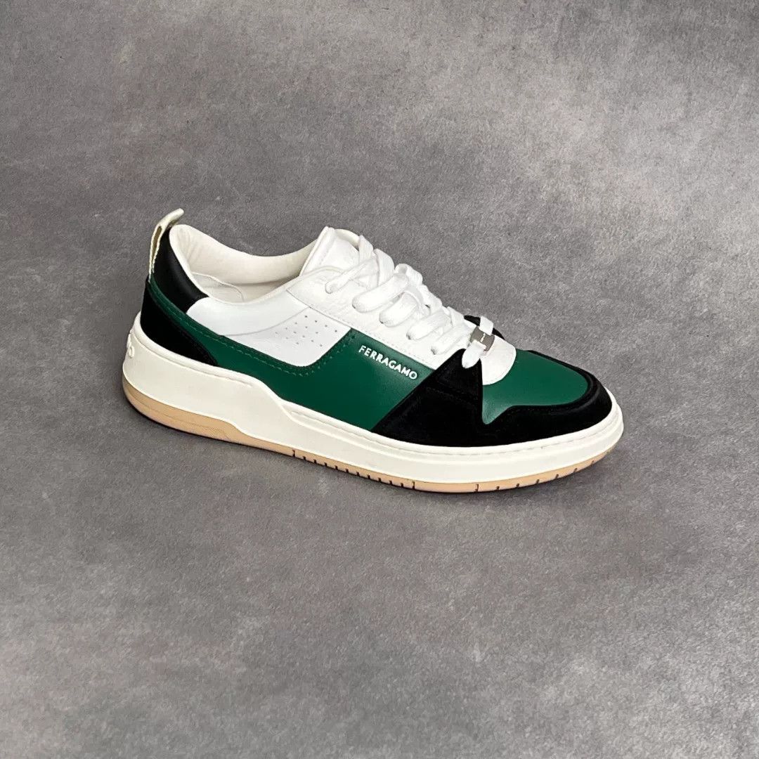 Salvatore Ferragamo Salvatore Ferragamo Leather Multi Lowtop Sneakers 6.5 Men Size US 6.5 / EU 39-40 - 4 Thumbnail
