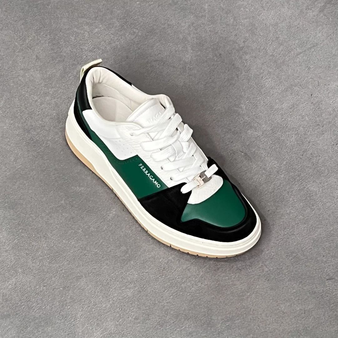 Salvatore Ferragamo Salvatore Ferragamo Leather Multi Lowtop Sneakers 6.5 Men Size US 6.5 / EU 39-40 - 5 Thumbnail