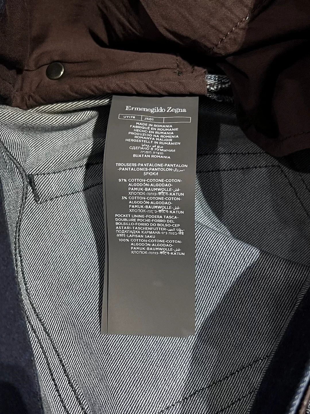 Ermenegildo Zegna Ermenegildo Zegna Denim Cotton Blue Denim Jeans 32 Men Size US 32 / EU 48 - 8 Thumbnail