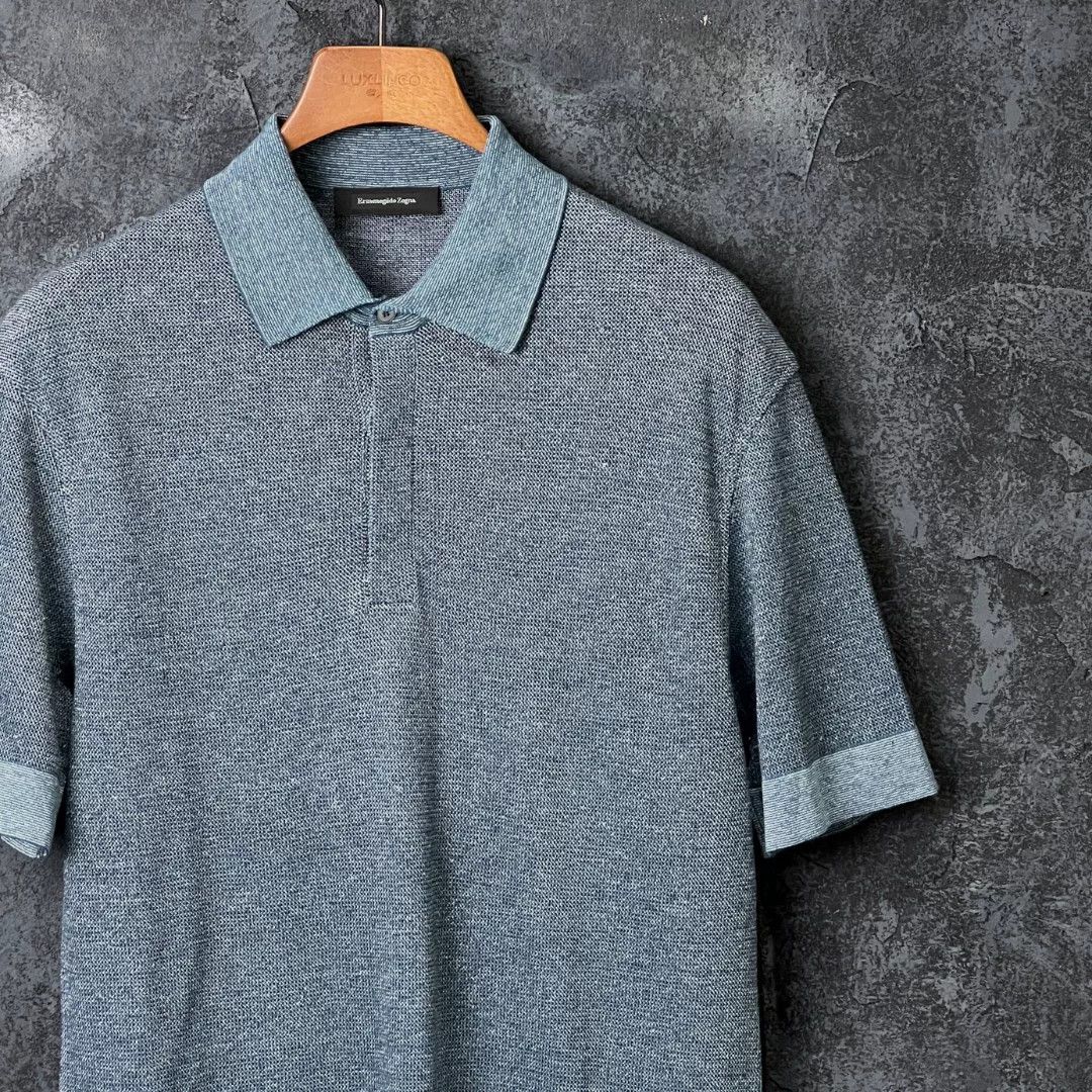 Ermenegildo Zegna Ermenegildo Zegna Gray Polo m Men Size US M / EU 48-50 / 2 - 3 Thumbnail