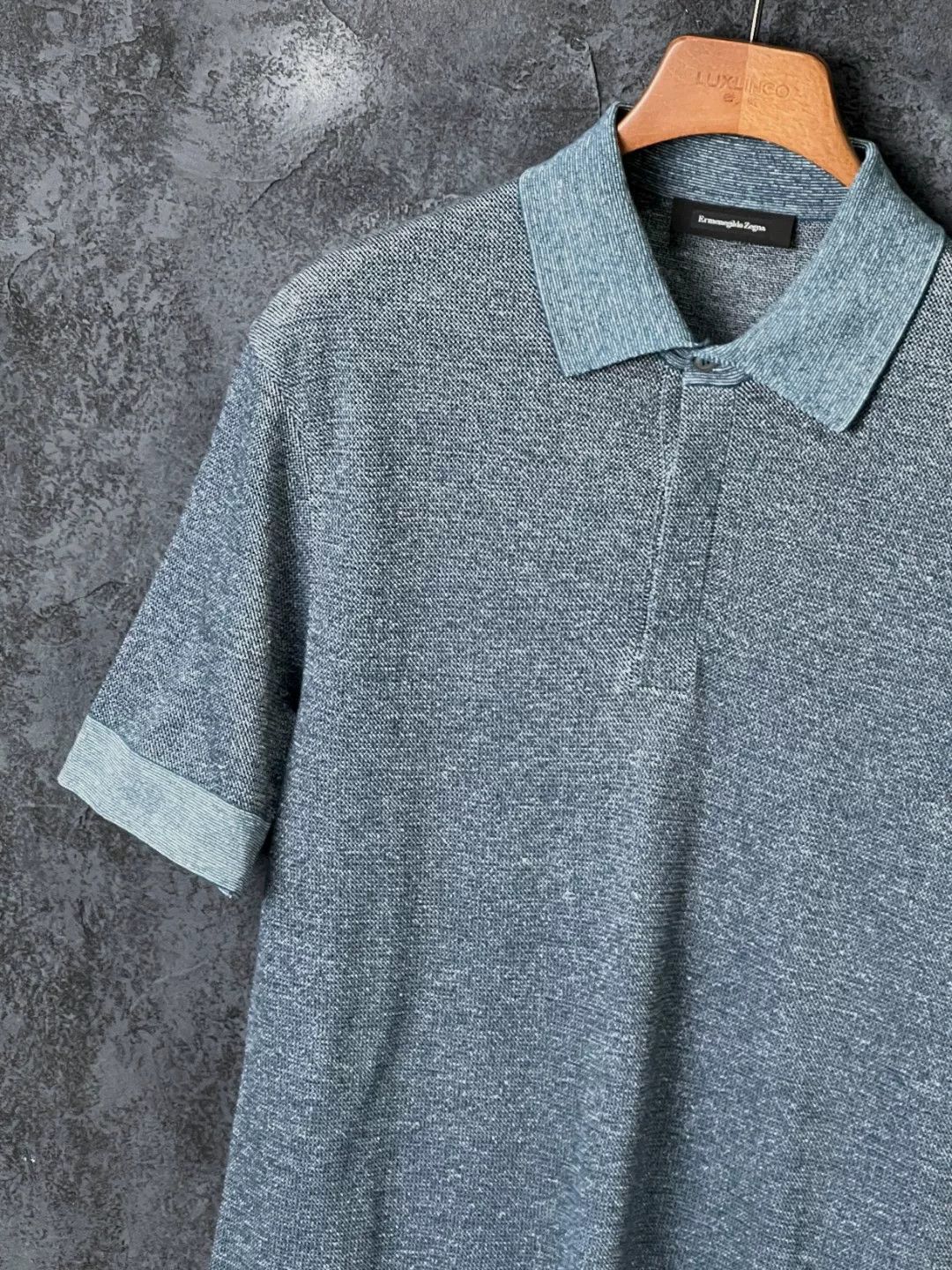Ermenegildo Zegna Ermenegildo Zegna Gray Polo m Men Size US M / EU 48-50 / 2 - 4 Thumbnail