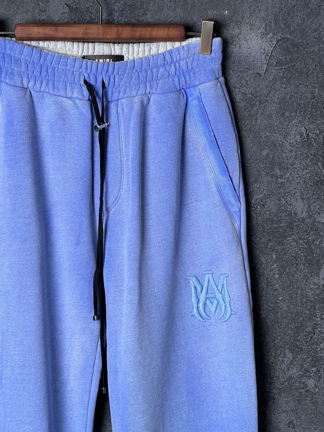Amiri Amiri Retro Embroidered Blue Casual Pants 32 Men Size US 32 / EU 48 - 3 Thumbnail