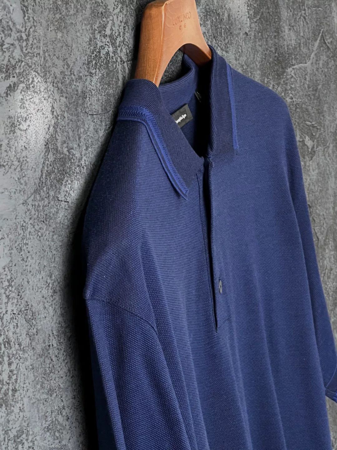 Ermenegildo Zegna Ermenegildo Zegna Blue Polo xl Men Size US XL / EU 56 / 4 - 5 Thumbnail