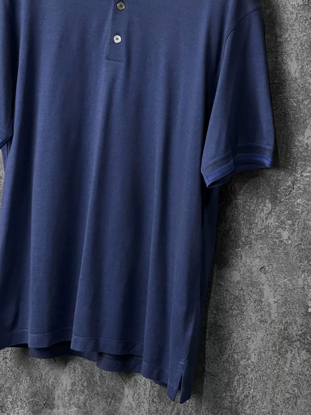 Ermenegildo Zegna Ermenegildo Zegna Blue Polo xl Men Size US XL / EU 56 / 4 - 6 Thumbnail