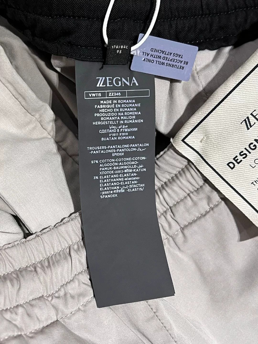 Ermenegildo Zegna Ermenegildo Zegna Casual Cotton Gray Casual Pants 32 Men Size US 32 / EU 48 - 8 Thumbnail