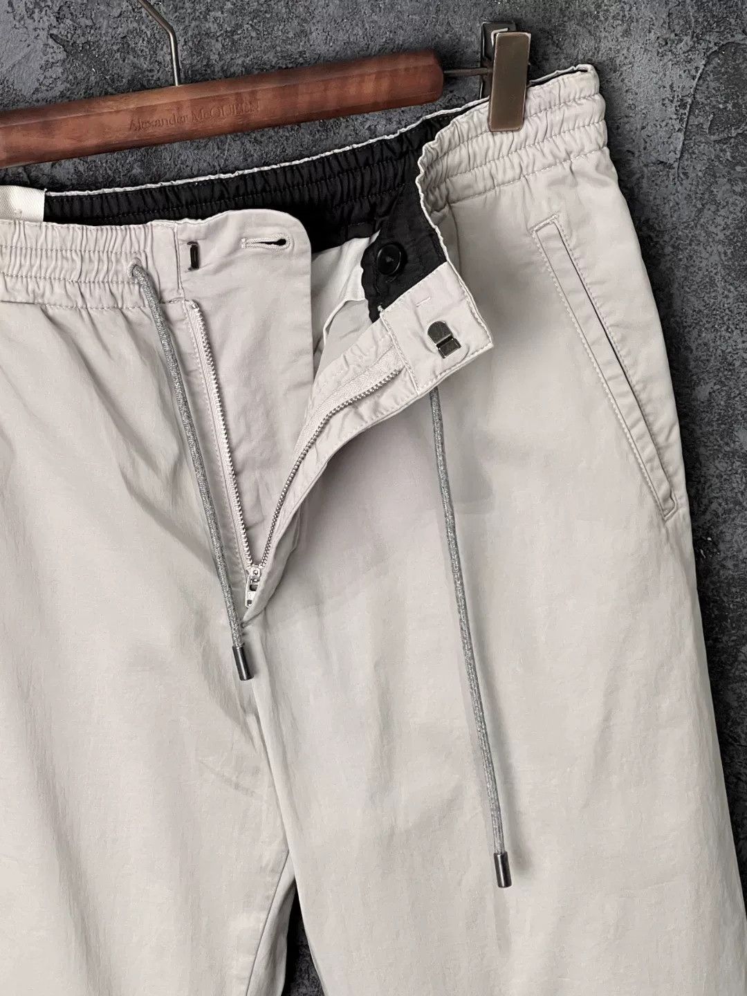 Ermenegildo Zegna Ermenegildo Zegna Casual Cotton Gray Casual Pants 32 Men Size US 32 / EU 48 - 4 Thumbnail