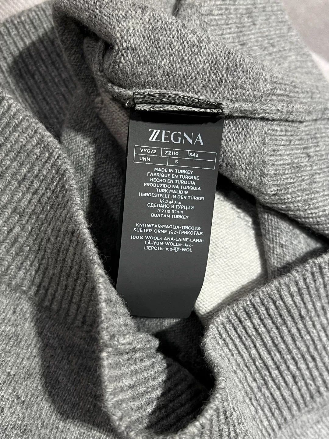 Ermenegildo Zegna Ermenegildo Zegna Knit Wool Multi Sweater m Men Size US M / EU 48-50 / 2 - 7 Thumbnail