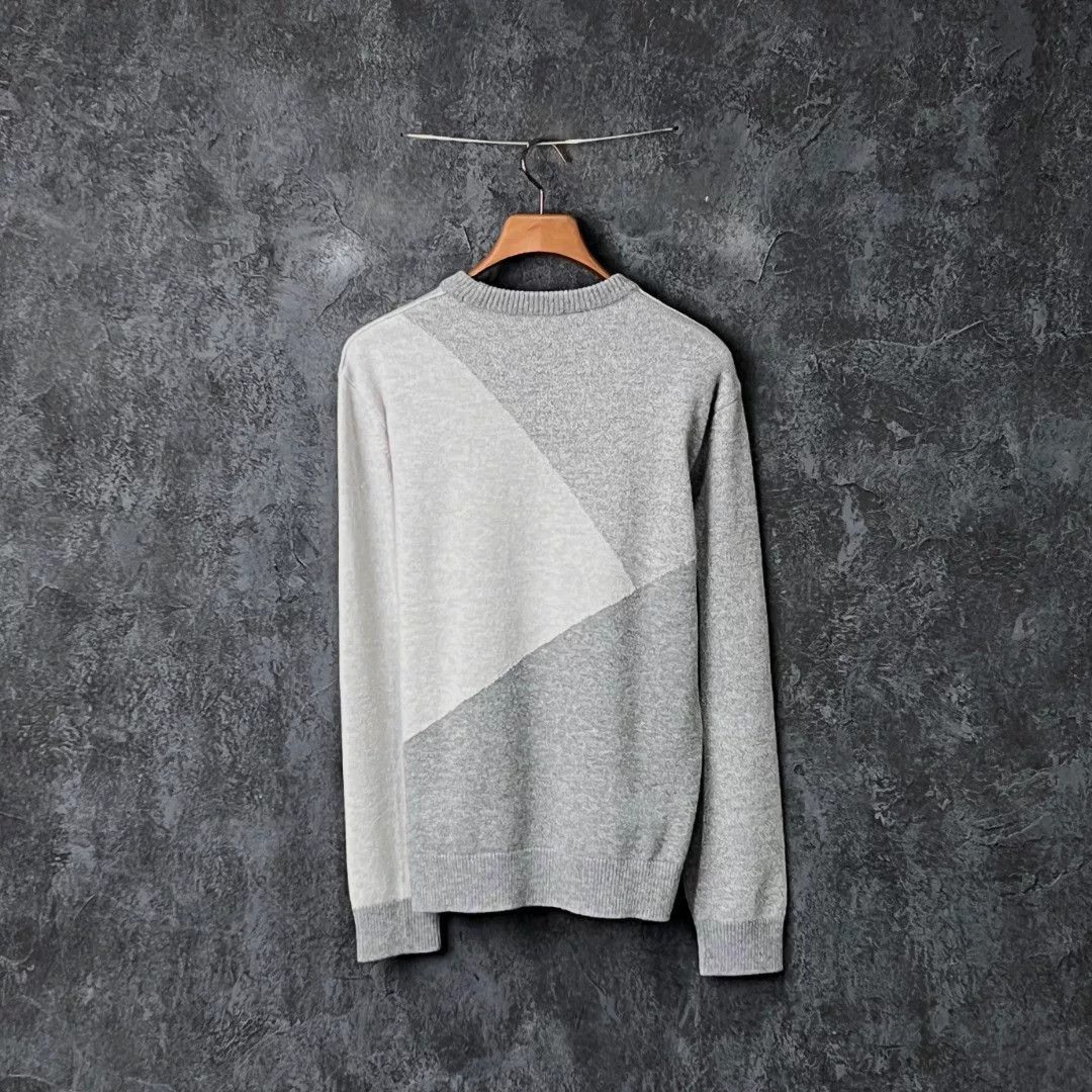 Ermenegildo Zegna Ermenegildo Zegna Knit Wool Multi Sweater m Men Size US M / EU 48-50 / 2 - 2 Thumbnail