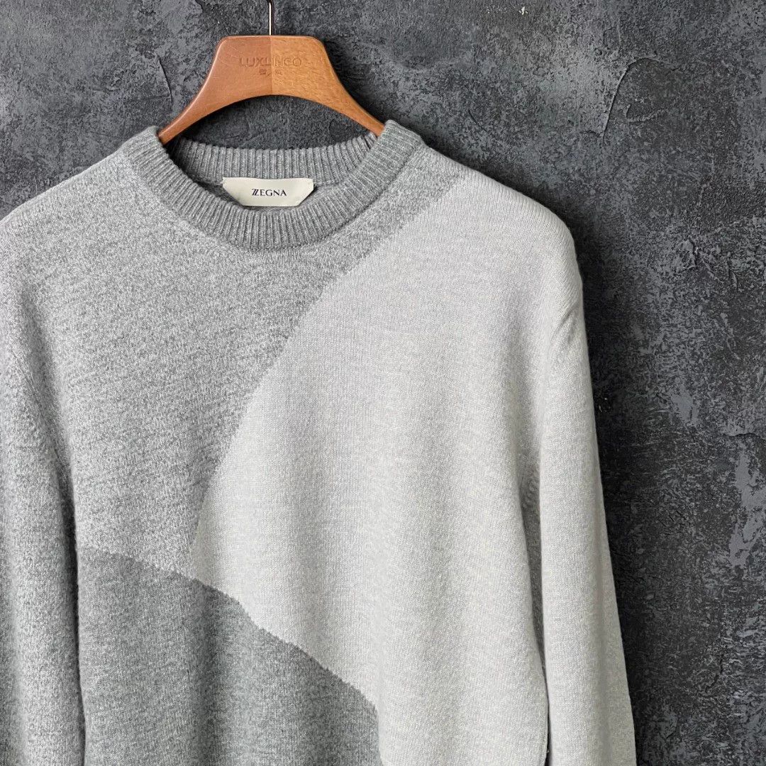 Ermenegildo Zegna Ermenegildo Zegna Knit Wool Multi Sweater m Men Size US M / EU 48-50 / 2 - 3 Thumbnail