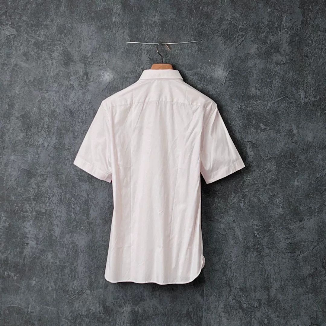 Ermenegildo Zegna Ermenegildo Zegna Cotton Pink Shirt m Men Size US M / EU 48-50 / 2 - 2 Thumbnail