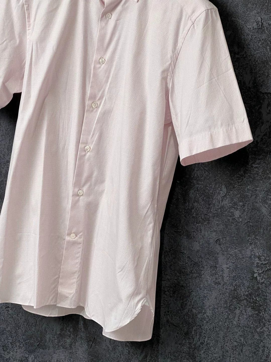 Ermenegildo Zegna Ermenegildo Zegna Cotton Pink Shirt m Men Size US M / EU 48-50 / 2 - 4 Thumbnail