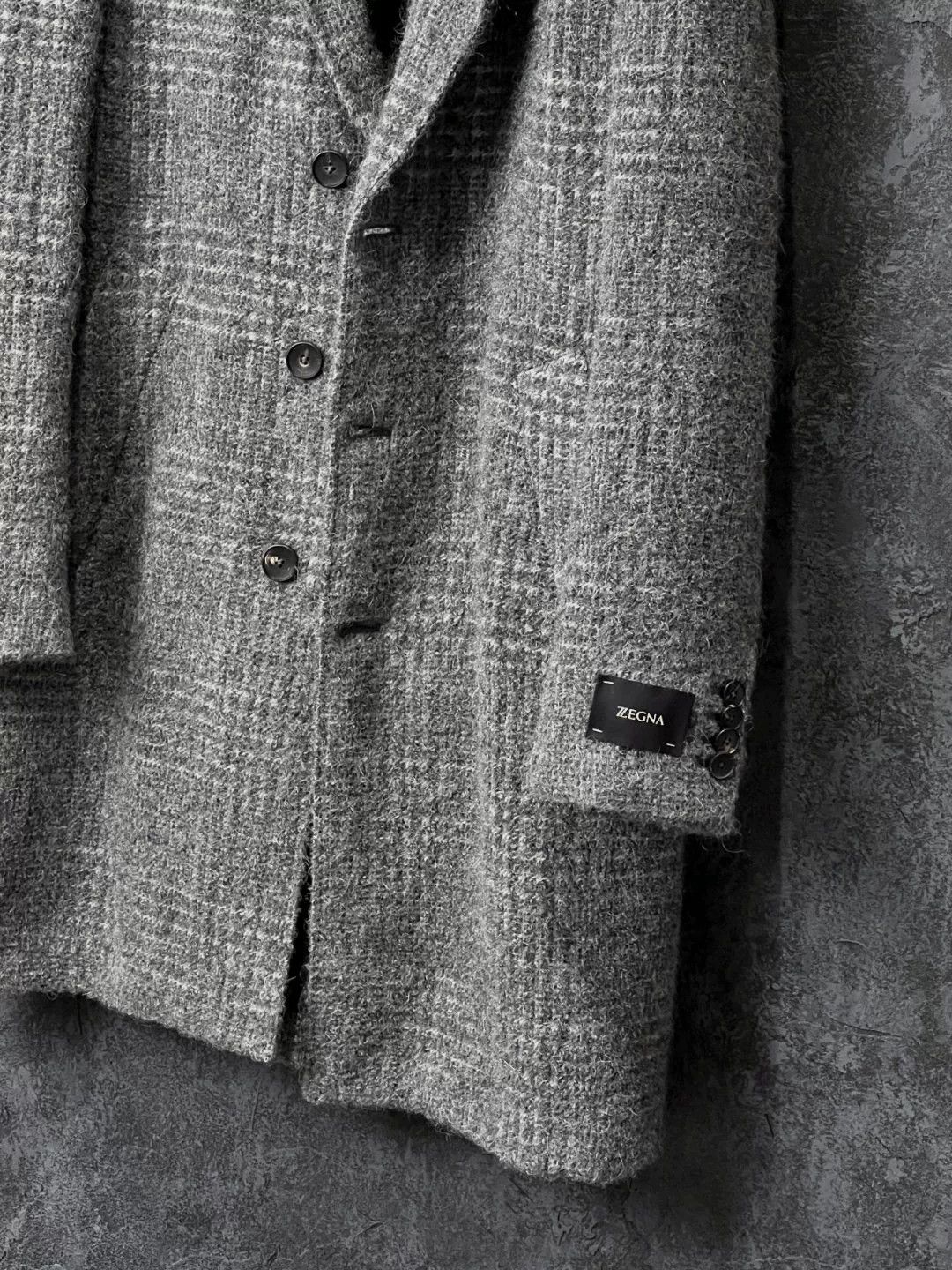 Ermenegildo Zegna Ermenegildo Zegna Long Gray Heavy Coat s Men Size US S / EU 44-46 / 1 - 6 Thumbnail