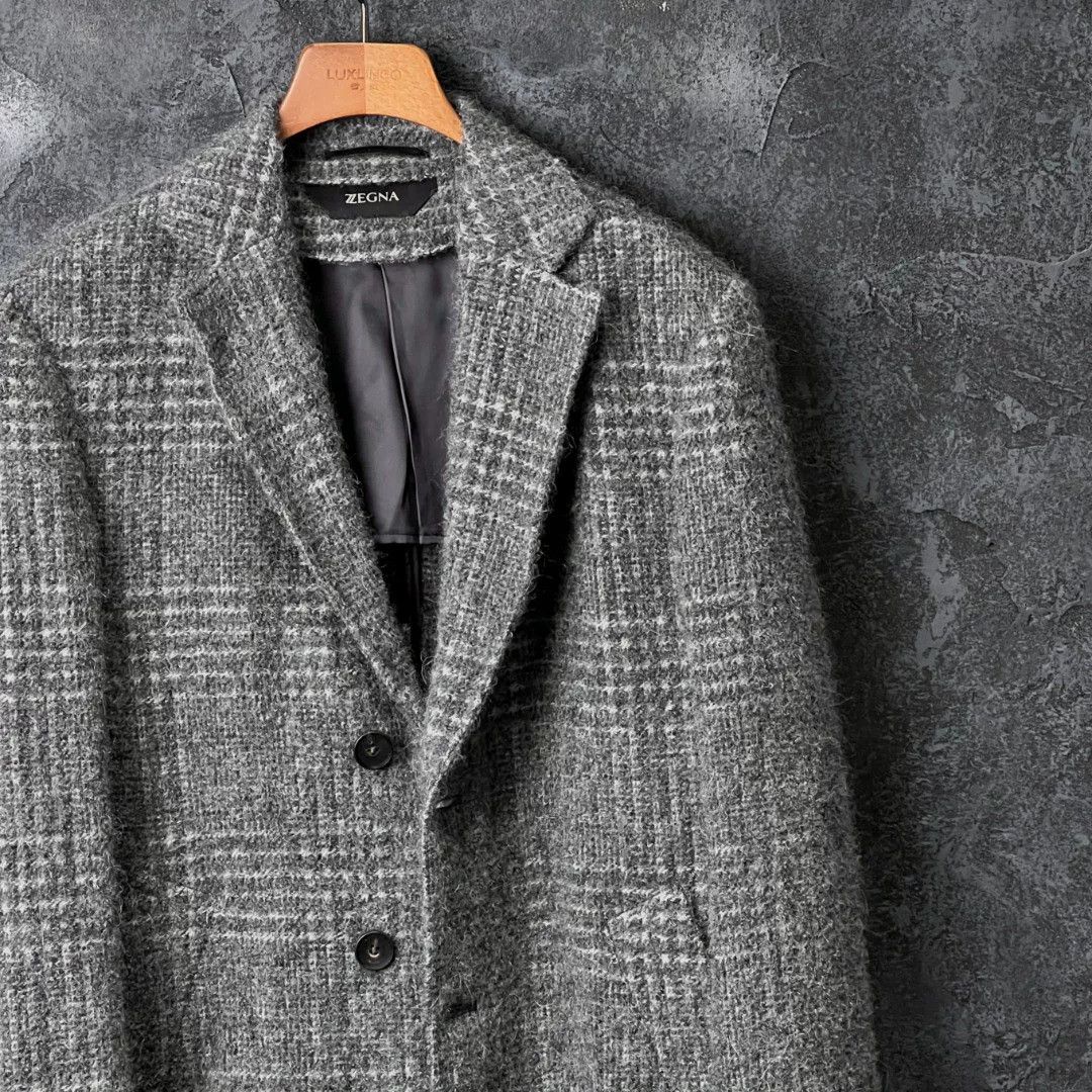 Ermenegildo Zegna Ermenegildo Zegna Long Gray Heavy Coat s Men Size US S / EU 44-46 / 1 - 3 Thumbnail
