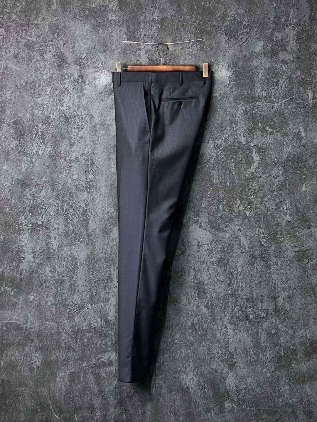 Ermenegildo Zegna Ermenegildo Zegna Wool Blue Formal Trousers 40r Men Size 40R - 7 Thumbnail