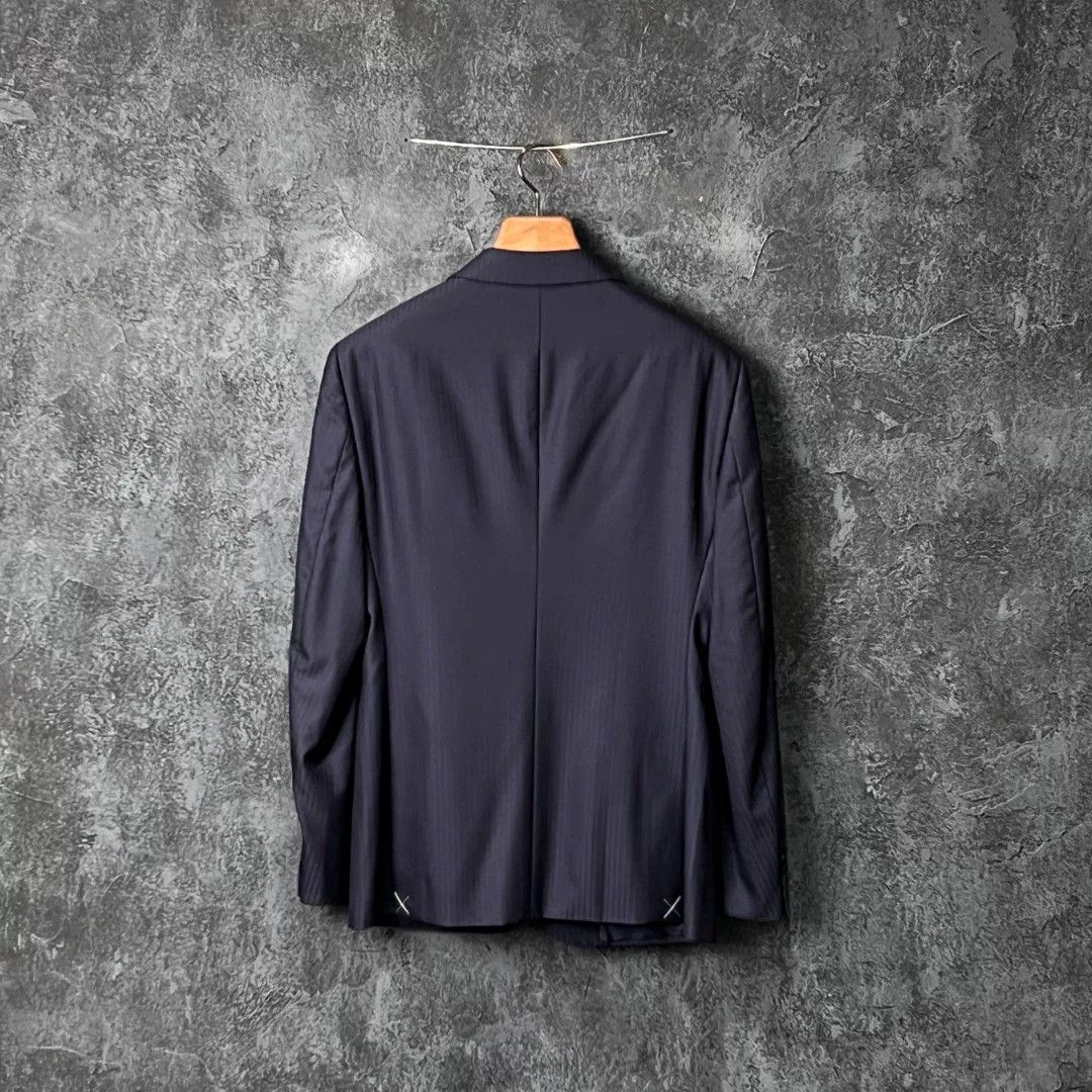 Armani Armani Formal Wool Blue Suit 40r Men Size 40R - 2 Thumbnail