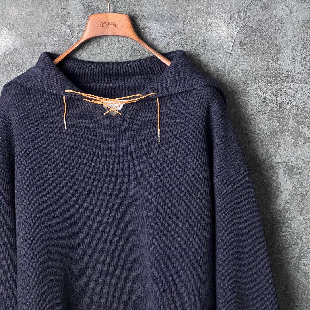 Maison Margiela Maison Margiela Wool Striped Sweater s Men Size US S / EU 44-46 / 1 - 3 Thumbnail