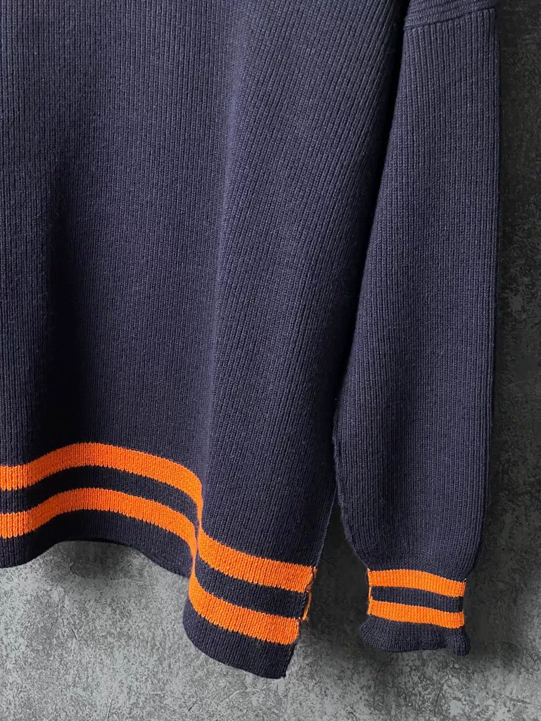 Maison Margiela Maison Margiela Wool Striped Sweater s Men Size US S / EU 44-46 / 1 - 6 Thumbnail
