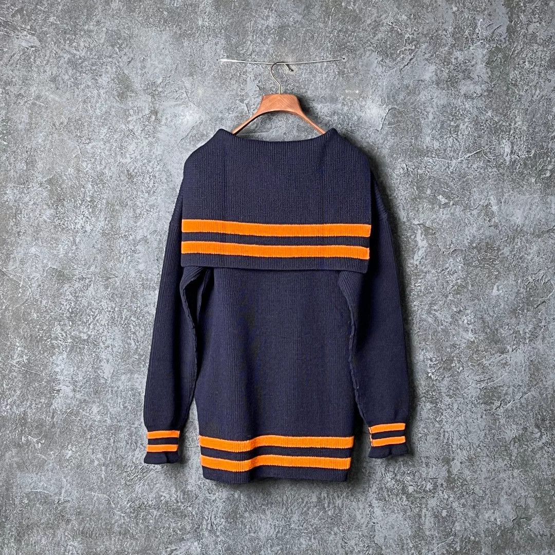 Maison Margiela Maison Margiela Wool Striped Sweater s Men Size US S / EU 44-46 / 1 - 2 Thumbnail