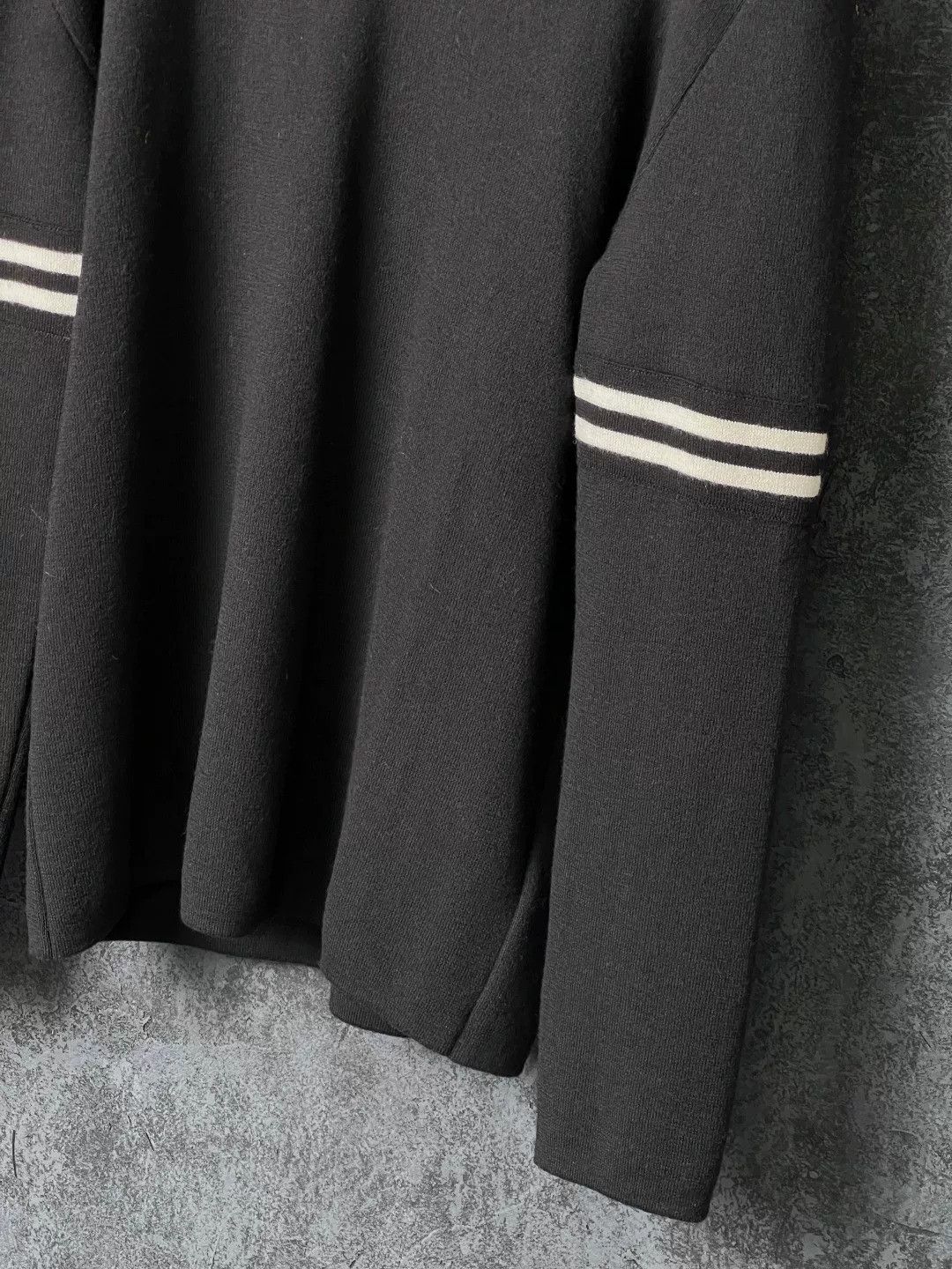 Maison Margiela Maison Margiela Wool Striped White Sweater m Men Size US M / EU 48-50 / 2 - 6 Thumbnail