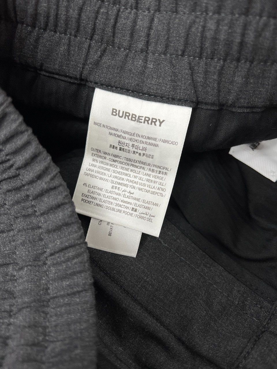 Burberry Burberry Casual Wool Gray Casual Pants 30 Men Size US 30 / EU 46 - 6 Thumbnail