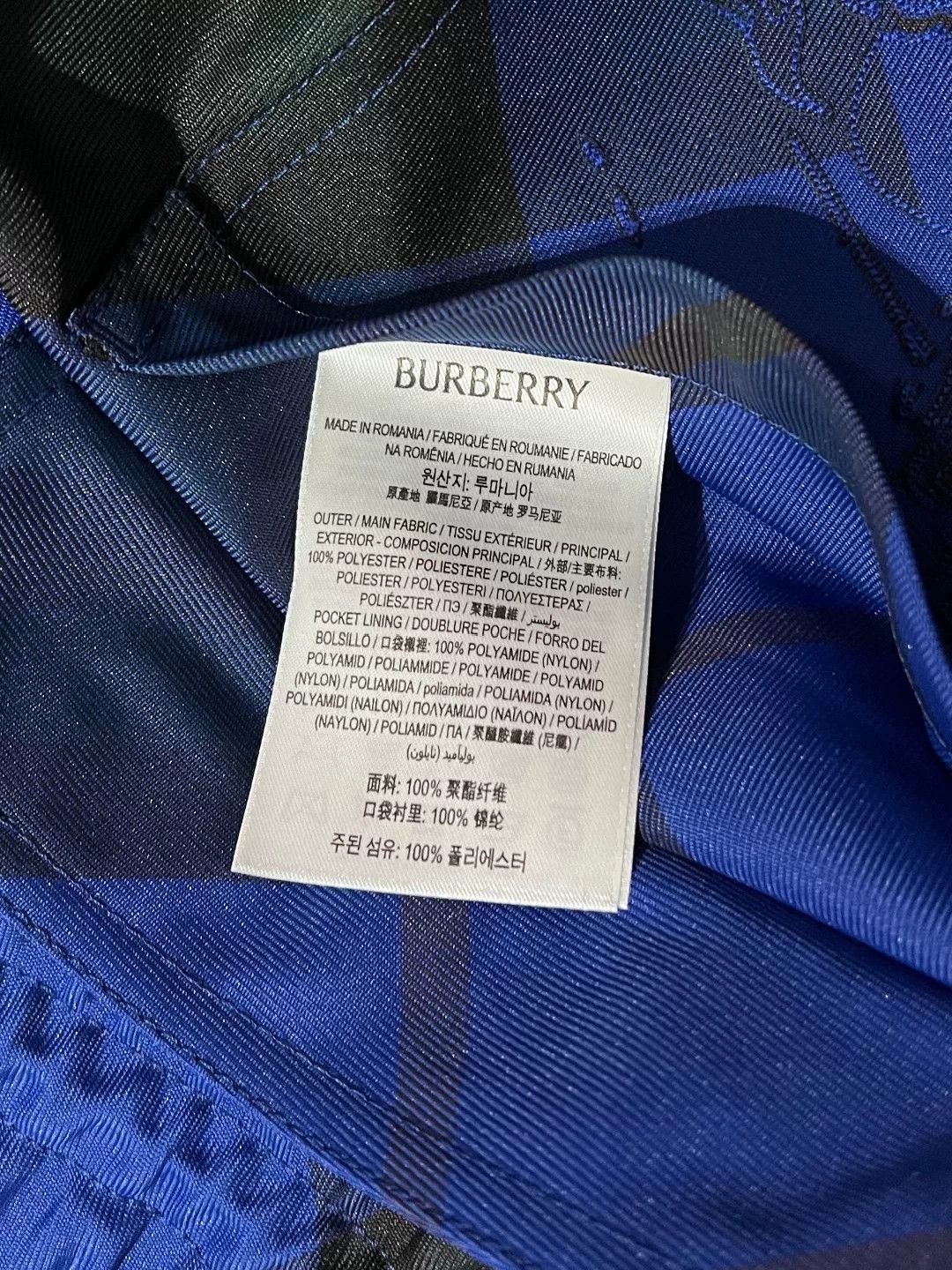 Burberry Burberry Casual Plaid Blue Casual Pants 32 Men Size US 32 / EU 48 - 7 Thumbnail