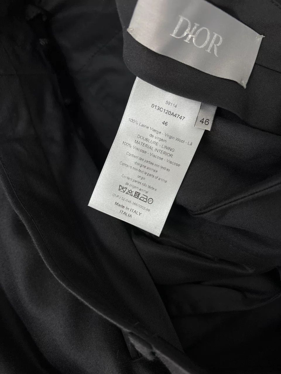Dior Dior Formal Wool Formal Trousers 40r Men Size 40R - 8 Thumbnail