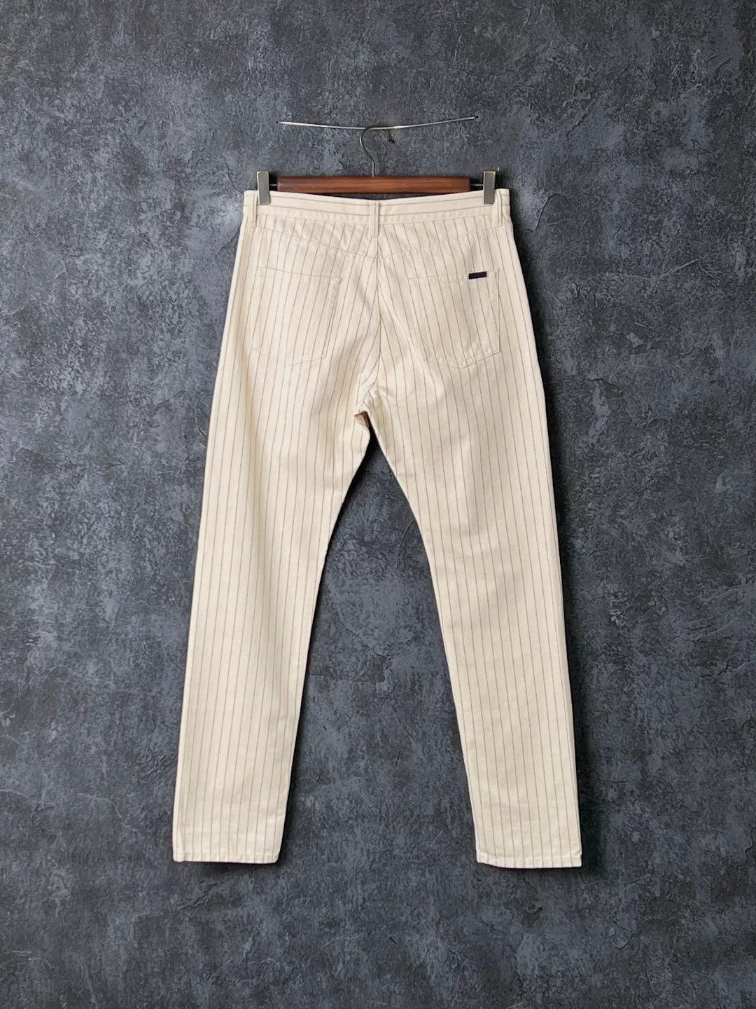 Saint Laurent Paris Saint Laurent Paris Casual Striped White Casual Pants 32 Men Size US 32 / EU 48 - 2 Thumbnail