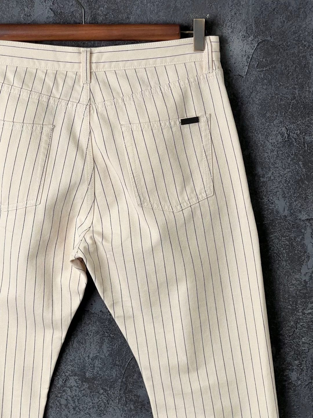 Saint Laurent Paris Saint Laurent Paris Casual Striped White Casual Pants 32 Men Size US 32 / EU 48 - 5 Thumbnail