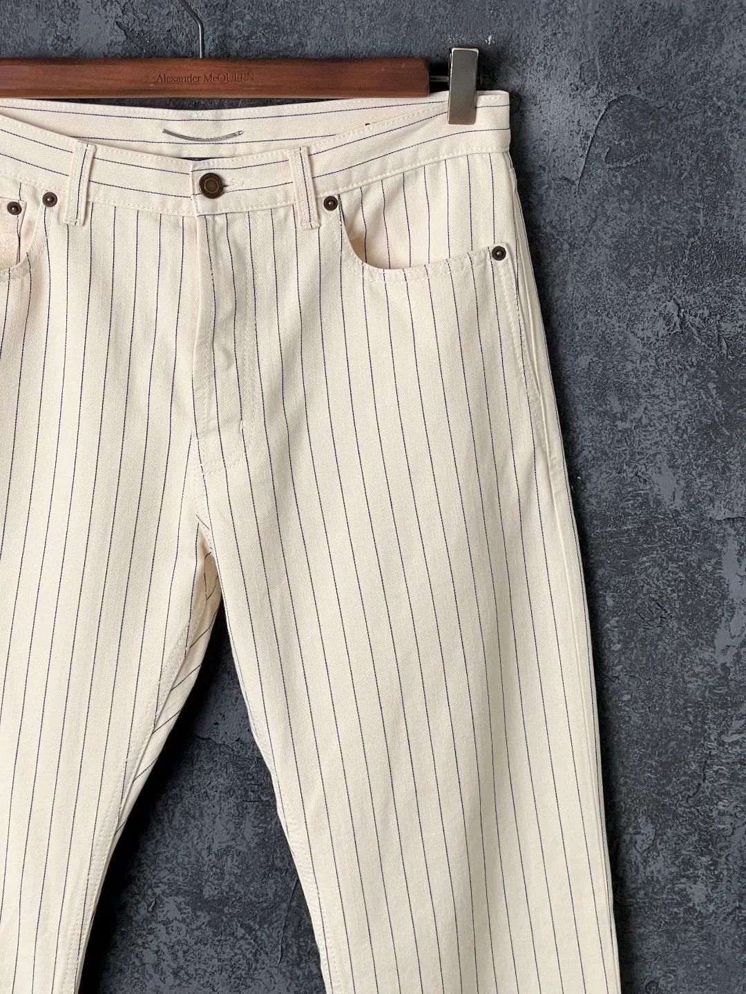 Saint Laurent Paris Saint Laurent Paris Casual Striped White Casual Pants 32 Men Size US 32 / EU 48 - 3 Thumbnail