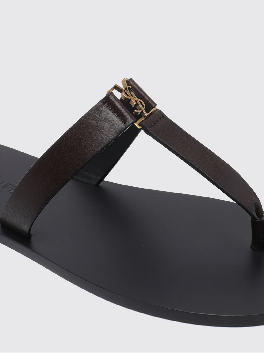 Saint Laurent Paris Saint Laurent Sandals Men Dark Size US 10 / EU 43 - 4 Thumbnail