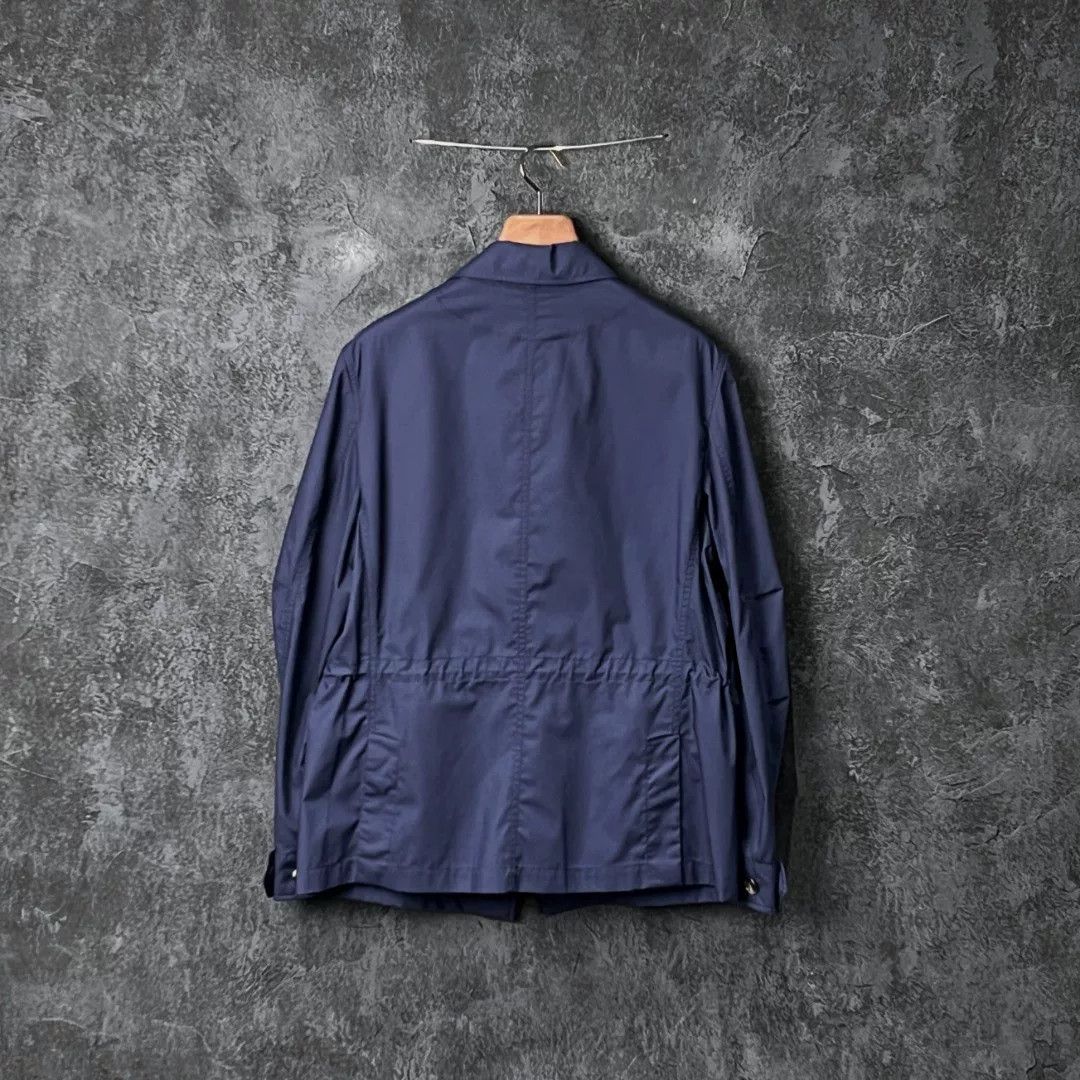 Brunello Cucinelli Brunello Cucinelli Cargo Blue Light Jacket m Men Size US M / EU 48-50 / 2 - 2 Thumbnail